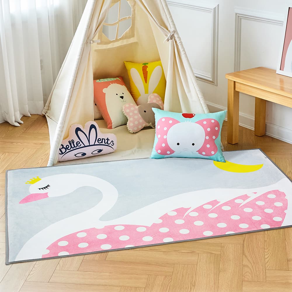 _Bellement_ premium baby _ kids carpet play mat swan